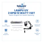 LAMPU UV 2 GPM 12 WATT 1 SET