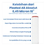 PLEATED AB ABSOLUT 0,45 MICRON 10" - Image 4
