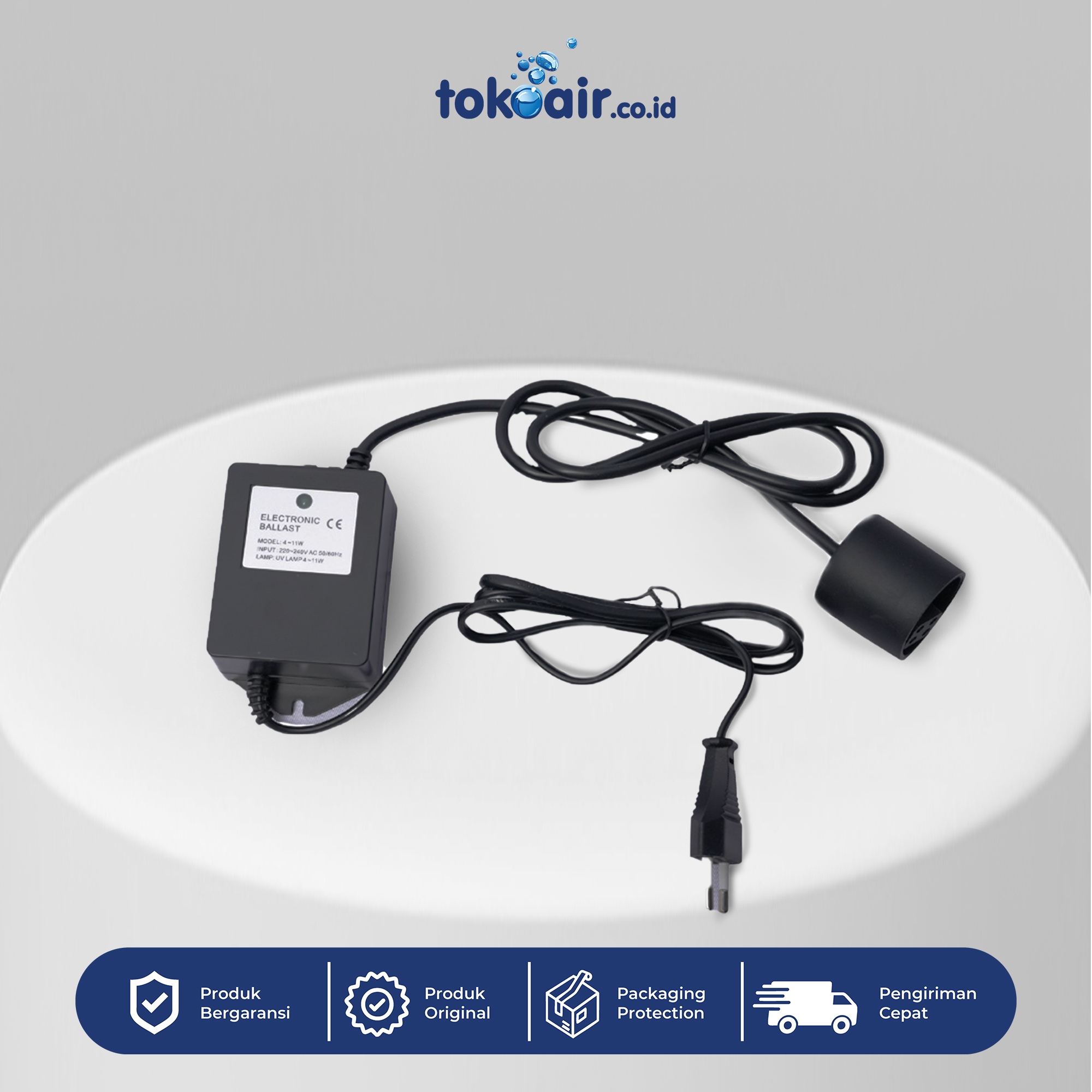 BALLAST UV 12 WATT 2 GPM Mesin filter air komponen Ballast UV 12 Watt 2 GPM power supply adaptor penstabil gelombang listrik sistem Filter RO.