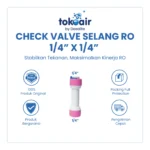CHECK VALVE SELANG RO 1/4" x 1/4"