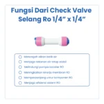 CHECK VALVE SELANG RO 1/4" x 1/4" - Image 3