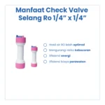 CHECK VALVE SELANG RO 1/4" x 1/4" - Image 4