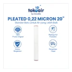 PLEATED 0,22 MICRON 20"