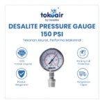 PRESSURE GAUGE 150 PSI