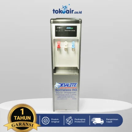 Dispenser Air Minum Desalite 400 UV Stainless Steel Berdiri Tokoair