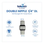 DOUBLE NIPPLE 1/4"