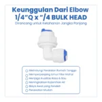 ELBOW 1/4''Q  X 1/4''BULK HEAD - Image 4