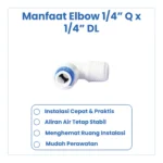 ELBOW 1/4" Q x 1/4" DL - Image 4