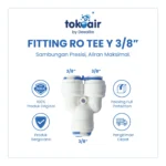 FITTING RO TEE Y 3/8"