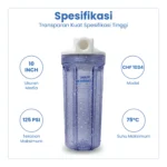 HOUSING CLEAR 10" DRAT 3/4" - Image 3