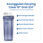 HOUSING CLEAR 10" DRAT 3/4" - Image 4