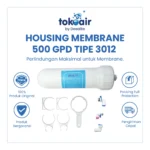 HOUSING MEMBRANE 500 GPD TIPE 3012