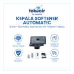 Komponen filter air kepala tabung softener digital otomatis 3 way Runxin F116Q1 pengontrol katup otomatis proses regenerasi media sand carbon saringan sistem Filter RO.
