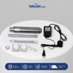 Mesin filter air komponen Lampu UV 2 GPM 12 Watt 1 Set untuk sterilisasi bakteri pada sistem Filter RO.