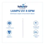LAMPU UV 4 GPM + BALLAZ 16 WATT