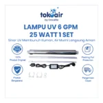 LAMPU UV 6 GPM 25 WATT 1 SET