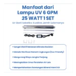 LAMPU UV 6 GPM 25 WATT 1 SET - Image 3