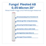 PLEATED AB 0,45 MICRON 20" - Image 4