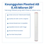 PLEATED AB 0,45 MICRON 20" - Image 5