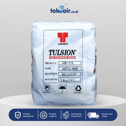 Komponen filter air bagian Resin Softener Tulsion kation media pelunak air menurunkan kandungan kalsium magnesium zat kapur pemeliharaan sistem Filter RO.