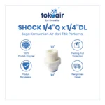 SHOCK 1/4"Q x 1/4"DL