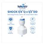 SHOCK 1/4"Q x 1/2"DD