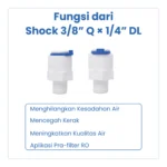 SHOCK 3/8" Q x 1/4" DL - Image 3