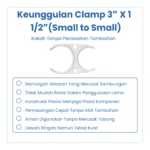 CLAMP RO UK 3''X 1  1 PER 2''  ( SMALL TO SMALL ) - Image 4