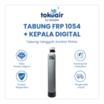 TABUNG FRP 1054 + KEPALA AUTOMATIC FILTER DIGITAL VALVE 3 WAY