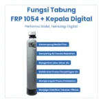 TABUNG FRP 1054 + KEPALA AUTOMATIC FILTER DIGITAL VALVE 3 WAY - Image 3