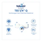 TEE 1/4" Q