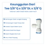 TEE 3/8"Q x 3/8"DL x 3/8"Q - Image 4