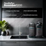 Filter air minum sistem Filter RO Boomber 1200 GPD untuk menyaring air kotor menjadi air bersih di depot air minum.