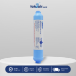 Komponen filter air bagian Hexagonal Inline Filter Desalite cartridge penyegar alkalin bio heksagonal kapsul media filter penyerap klorin bau rasa sistem Filter RO.