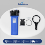 Komponen filter air sedimen pp 10-05 micron Desalite menyaring kotoran pasir lumpur partikel besar tahap awal spun sistem Filter RO.