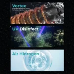 Air Hidrogen - Hydro CT adalah mesin filter air inovatif dengan desain countertop yang elegan dan praktis. Menggabungkan teknologi Reverse Osmosis (RO), Ultra Violet (UV), dan sistem Hidrogen, alat ini tidak hanya efektif menyaring air tetapi juga memberikan manfaat air hidrogen bagi kesehatan secara optimal. Dilengkapi dengan fitur air panas hingga 90°C dan indikator digital, Hydro CT menjadi pilihan filter air terbaik bagi Anda yang mengutamakan gaya hidup sehat. Dengan kapasitas produksi yang stabil, produk ini merupakan solusi cerdas pengganti air isi ulang galon untuk kebutuhan rumah tangga, kafe, hingga restoran.