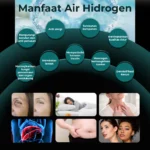 Air Hidrogen - Hydro CT adalah mesin filter air inovatif dengan desain countertop yang elegan dan praktis. Menggabungkan teknologi Reverse Osmosis (RO), Ultra Violet (UV), dan sistem Hidrogen, alat ini tidak hanya efektif menyaring air tetapi juga memberikan manfaat air hidrogen bagi kesehatan secara optimal. Dilengkapi dengan fitur air panas hingga 90°C dan indikator digital, Hydro CT menjadi pilihan filter air terbaik bagi Anda yang mengutamakan gaya hidup sehat. Dengan kapasitas produksi yang stabil, produk ini merupakan solusi cerdas pengganti air isi ulang galon untuk kebutuhan rumah tangga, kafe, hingga restoran.