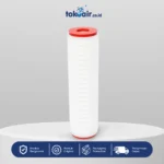 Komponen mikrofiltrasi pleated ab absolute 0,45 micron 10 inch Desalite cartridge filter presisi tinggi tingkat filtrasi akurat sistem Filter RO.