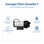 POMPA BOOSTER RO 500 GPD DESALITE 24V 3A - Image 2
