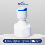 Komponen filter air bagian Shock 1/4 Q x 1/2 DD Desalite fitting lurus konektor sambungan selang ke drat dalam plastik PP quick connector sistem Filter RO.