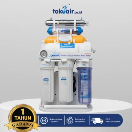 Mesin RO Undersink 500 GPD 8 step filter air minum kapasitas besar paling lengkap.