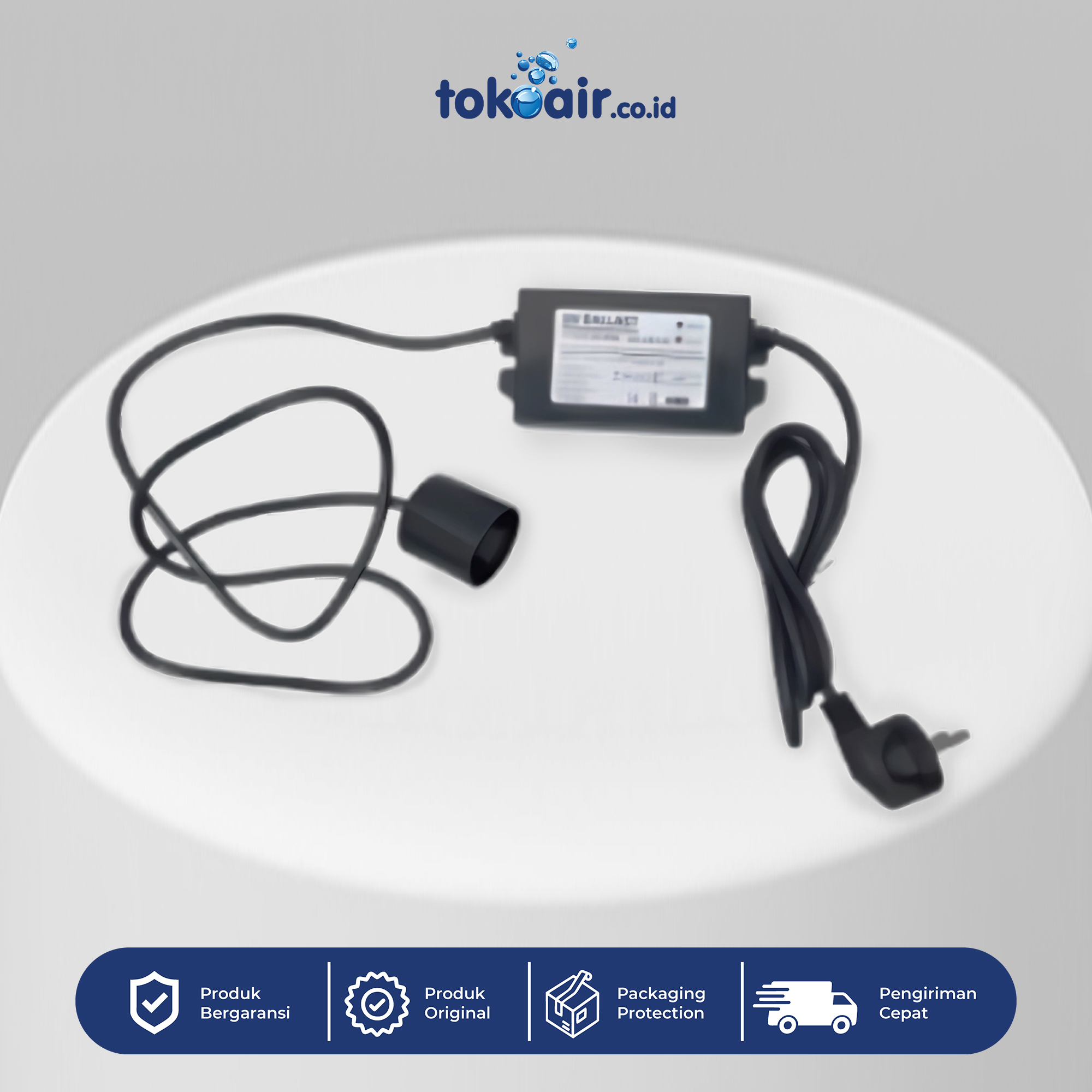 BALLAST UV 30 WATT 8 GPM Mesin filter air komponen Ballast UV 30 Watt 8 GPM power supply adaptor penstabil arus kelistrikan sistem Filter RO.