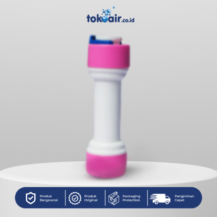Komponen filter air bagian Check Valve Selang RO 3/8 x 3/8 Desalite katup anti balik satu arah plastik PP quick connector sistem Filter RO.