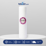 Komponen filter air bagian Cleal GF Filter 01 Micron cartridge spun media filter sedimen penyaring partikel halus sistem Filter RO.
