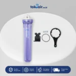 Komponen filter air housing clear 20 inch drat 1 Desalite wadah transparan ukuran besar memantau kejernihan cartridge saringan sistem Filter RO.