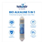 Komponen filter air bagian Bio Alkaline 5 in 1 media filter cartridge multi-mineral penyeimbang pH air sistem Filter RO..