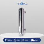 Komponen filter air bagian Chamber UV 2 GPM suku cadang tabung housing stainless steel rumah lampu sterilizer pengolahan Filter RO.