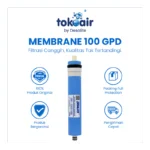 Komponen filter air bagian Membrane RO 100 GPD Desalite lembaran membran reverse osmosis penyaring bakteri logam berat sistem Filter RO.