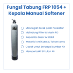 TABUNG FRP 1054 + KEPALA MANUAL SOFTENER - Image 3