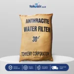 Komponen filter air Anthracite Water Filter kemasan 30 Liter Tohkemy jenis media filtrasi batubara granular penyaring lumpur sistem Filter RO.